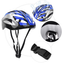 Erwachsenen Skate-Sicherheitsset 7 Stück Blau Schutzset Knieschoner Ellbogenschoner Handschuhe Helm