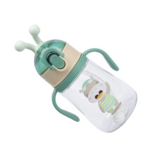 Bouteille d'eau pour enfants avec paille 460ml et verrou de sécurité