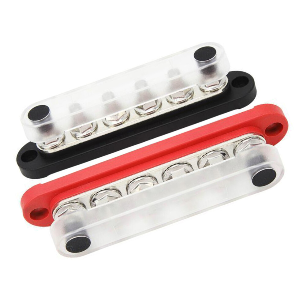 2 Pcs 6-Way Waterproof Circuit Fuse Block 12Â48V 150A For Car Rv Ship 7621349395317