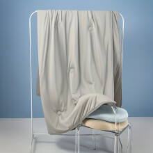 (Silvery Grey, 150cm*200cm) Ultra Soft 1pc Cool Ice Cream Summer Quilt | Thin Blanket for Bed, Sofa, Camping