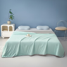 (Green And Gray, 203cm*229cm) Ultra Soft 1pc Cool Ice Cream Summer Quilt | Thin Blanket for Bed, Sofa, Camping