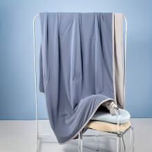 (Dark Blue Mixed With Gray, 203cm*229cm) Ultra Soft 1pc Cool Ice Cream Summer Quilt | Thin Blanket for Bed, Sofa, Camping