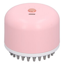 Pink Electric Pet Head Massager Promotes Relaxation Battery Operated