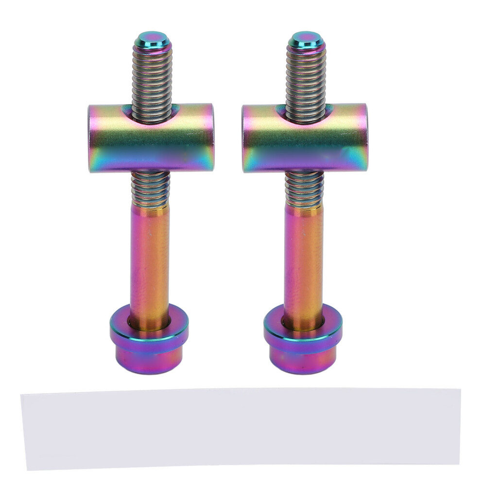 2Pcs M5x40mm Ti Alloy Bike Seat Post Fixing Bolts 8320539259468