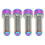 4PCS M6x20mm Disc Brake Fixed Bolts Ti Alloy Disc 8