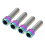 4PCS M6x20mm Disc Brake Fixed Bolts Ti Alloy Disc 2