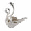 Elegant Swan Dinnerware Set with 6 Spoons, Silver & White 12