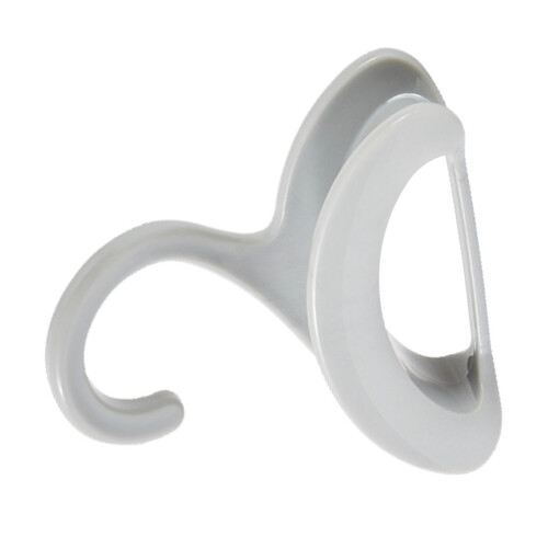 Porte-sacs en forme d’arc, en PP, gris, 70 g