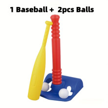 (Baseball Set) [Baseball Golf Set] Kids Baseball & Golf Toy Set - Outdoor Parent-Child Sports Game with 2 Balls, Perfect for Backyard Fun (Ages 3 )