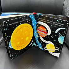 (space 1) Interactive 's Space Book With Flip-Open Pages - Solar System Educational Picture Book For Toddlers & Beginners | Simple English Labels