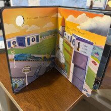 (Rocket) Interactive 's Space Book With Flip-Open Pages - Solar System Educational Picture Book For Toddlers & Beginners | Simple English Labels