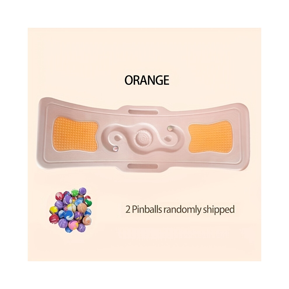 (Orange) 1Pc Sensory Training Balance Board/Parent-Child Interaction Seesaw Board/Home Focus Bending Board Orange Srj Star