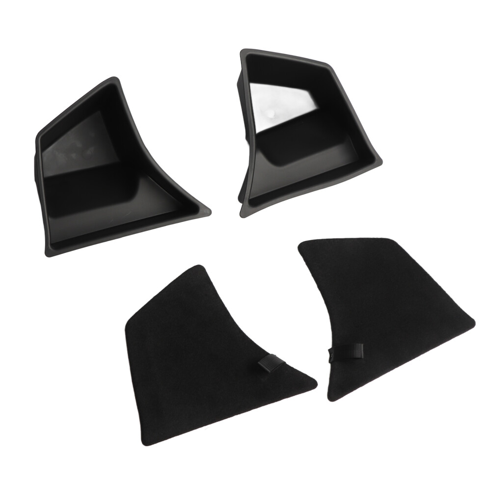 2Pcs Trunk Storage Box Easy Installation Easy To Black 8320539260549