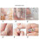 with 24pcs Double Sided Adhesive Tapes for False Nails - Clear Nail Adhesive 2