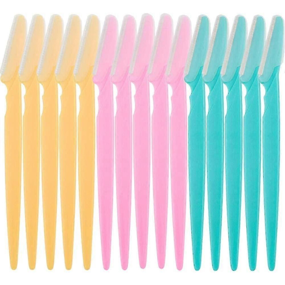 15 Pcs Eyebrow Razor, Facial Hair Remover, Trimmer and Shaper Set