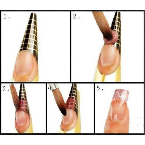 100 Pieces Nail Templates Nail Forms Nail Template Nail Form Nail Forms 2