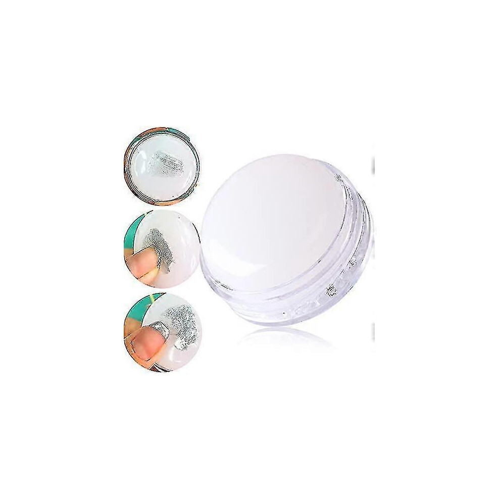 1pc Clear Silicone Nail Stamper Nail Art Stamper French Tip Jelly Nail Stamper French Nail Stamper Kit Manicure Tools