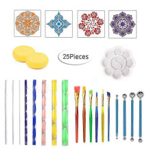 20 Pcs Mandala Skirt Dotting Tools, Skirt Painting Tools, Dotting Tools for Polymer Painting, Rock Painting, Nail Art