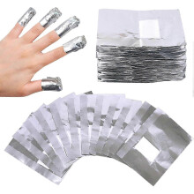Nail Foil Remover, 150 Nail Foil Wraps, with Pre-Attached Lint-Free Cotton Pads