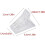 20pcs Clear Poly Gel Nail Tips Quick Builder Nail Extensions 2