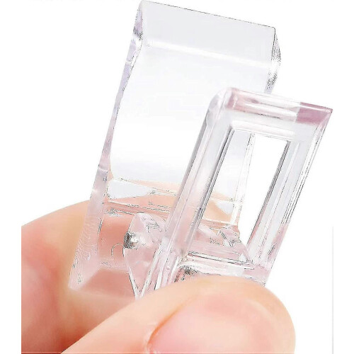 20pcs Clear Poly Gel Nail Tips Quick Builder Nail Extensions 2