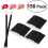 NUOLUX 150 Pcs Disposable Lip Brushes Makeup Brushes (Black) 1