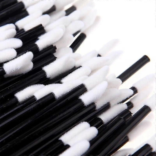 Pack of 50 disposable lip brushes, eyeshadow and gloss applicators 2