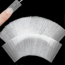 240Pcs Fiberglass Silk Nail Extensions Non-woven Gel Nail Tips for Nail Care