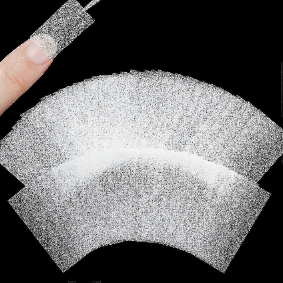 240Pcs Fiberglass Silk Nail Extensions Non-woven Gel Nail Tips for Nail Care