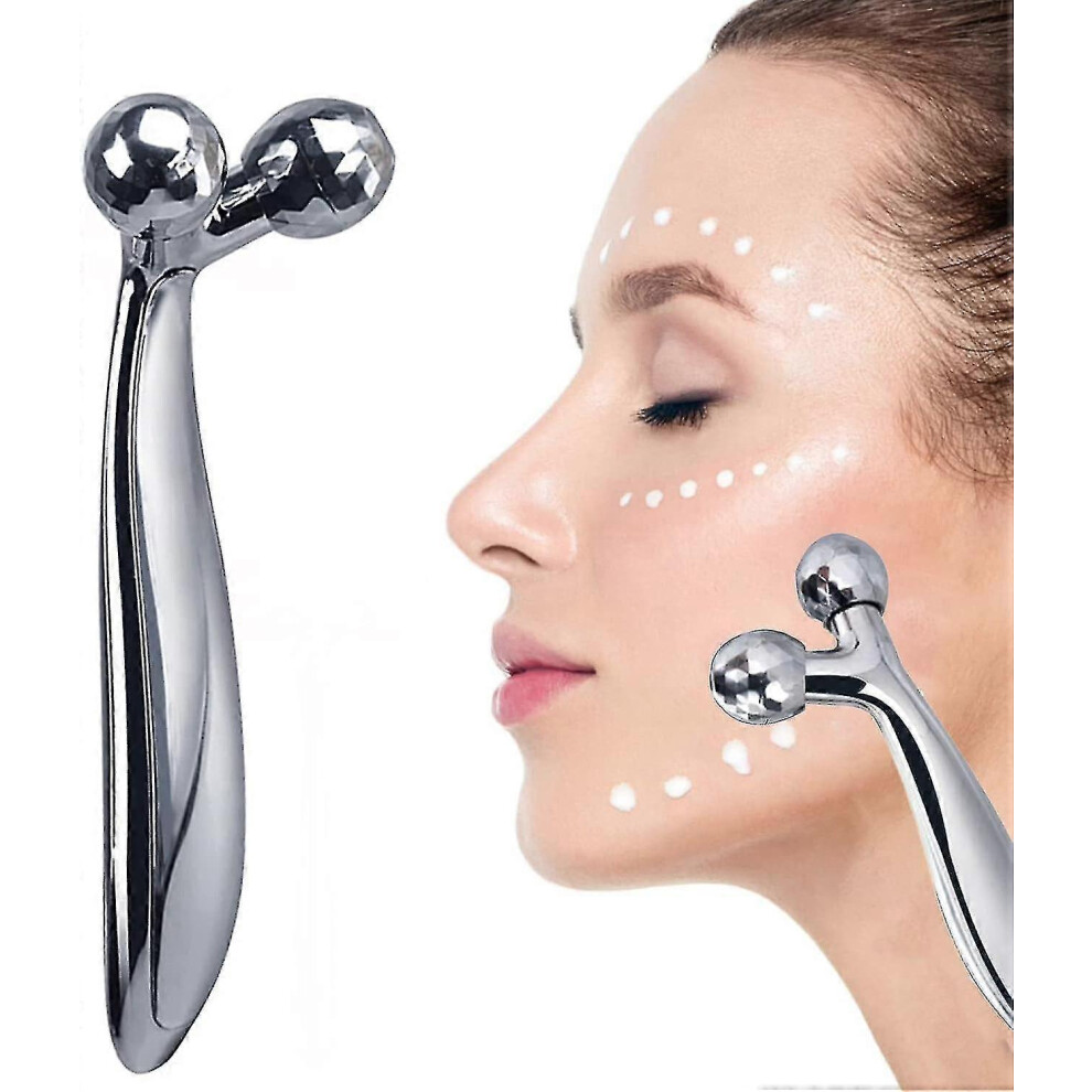 3D Facial Massager - Body Slimming Roller, Face Roller, 360 Rotating Massage Roller, 3D Facial Massage, Face Lifting Massager