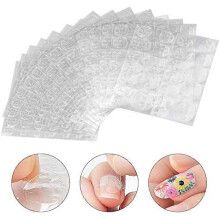 360pcs Double Sided False Nail Glue, False Nail Adhesive Dots, Nail Adhesive Pads