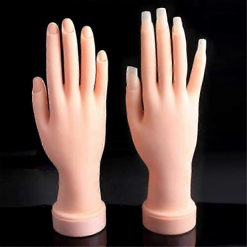 Flexible artificial hand for nail art 2