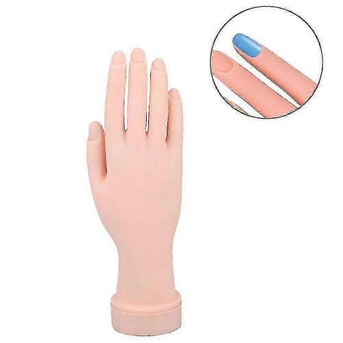 Flexible artificial hand for nail art 1