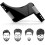 Beard Stencil (Black), Beard Shaping Guide with Comb, Beard Styling Tool, Symmetrical Beard Stencils and Beard Outline - Ri 1