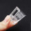 Clear Nail Tips, Polygel Nail Tips, Quick UV Nail Builder Kit, Plastic Manicure Tools for Polygel ( 4