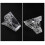 Clear Nail Tips, Polygel Nail Tips, Quick UV Nail Builder Kit, Plastic Manicure Tools for Polygel ( 2