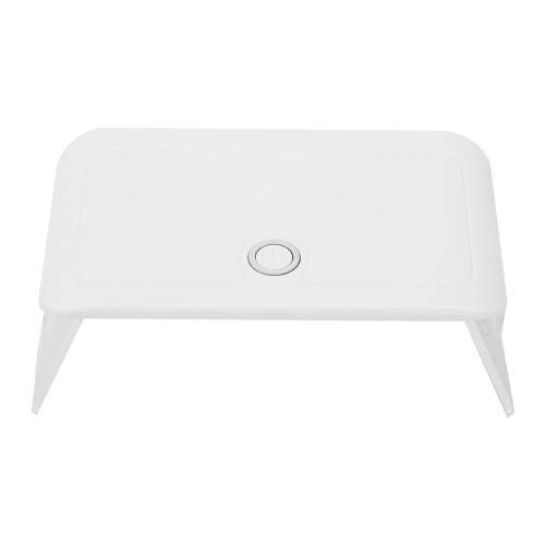 24W Foldable USB Nail Lamp with 60/120s Timer - White, Compact 14.5cm
