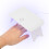 24W Foldable USB Nail Lamp with 60/120s Timer - White, Compact 14.5cm 4
