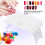 24W Foldable USB Nail Lamp with 60/120s Timer - White, Compact 14.5cm 13