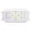 24W Foldable USB Nail Lamp with 60/120s Timer - White, Compact 14.5cm 10