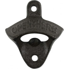 Bottle Opener Wall Mounted, Beer Wall Bottle Opener, Wine Metal Wall Mounted Gift