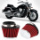 Mushroom Head Engine Air Cleaner Filter 60mm Red for Motorcycle 4