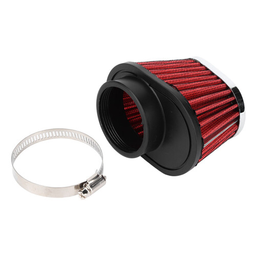 Mushroom Head Engine Air Cleaner Filter 51mm Red for Motorcycle 1