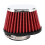 Mushroom Head Engine Air Cleaner Filter 51mm Red for Motorcycle 13