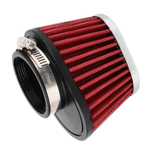 Mushroom Head Engine Air Cleaner Filter 51mm Red for Motorcycle 2