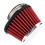 Mushroom Head Engine Air Cleaner Filter 51mm Red for Motorcycle 1