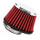 Mushroom Head Engine Air Cleaner Filter 51mm Red for Motorcycle 15