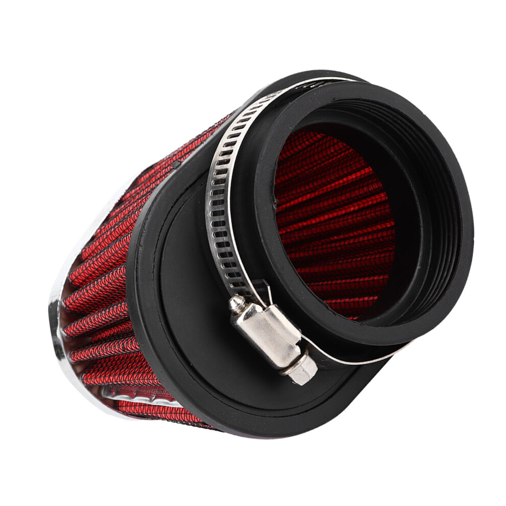 Mushroom Head Engine Air Filter 55Mm For Motorcycles Red 9391349400530