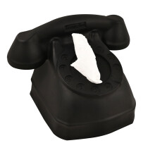 Unique Telephone Look Tissue Box Decorative Telephone-Black