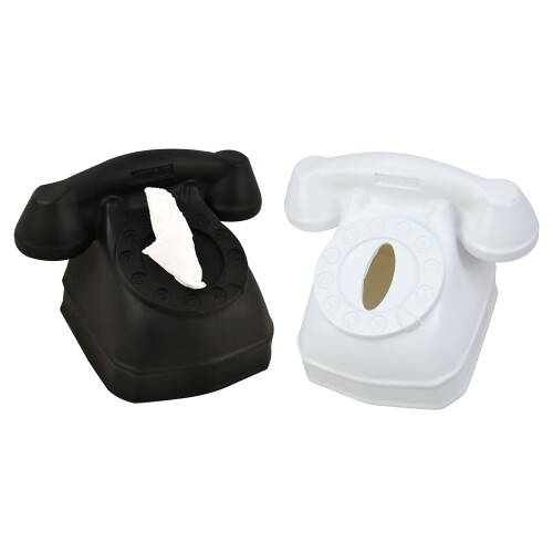 Unique Telephone Look Tissue Box Decorative Telephone-Black 1